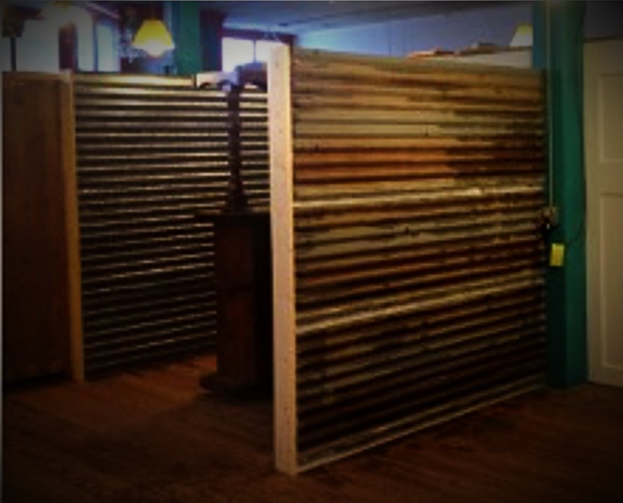 Corrugated Metal -Ideas for Antique Booth Walls - AntiqueStartup.com