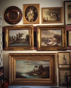 What sells in antique malls - Framed Art